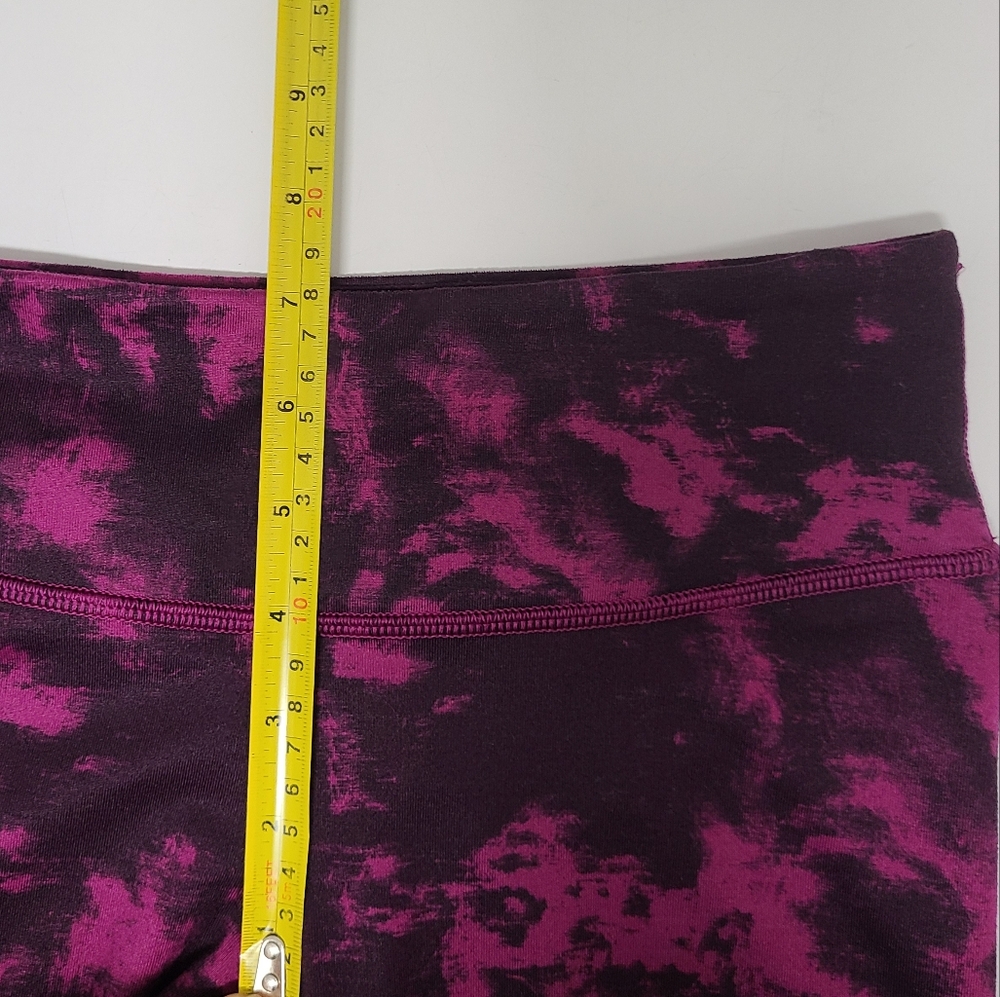 Lululemon Wunder Under Crop II Leggings Full-On Luon Breezie Regal Plum/Black 4 - Picture 11 of 12